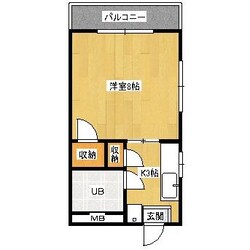 Uハイムの物件間取画像